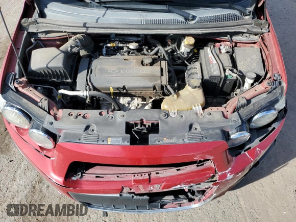 2015 Chevrolet Sonic LT with VIN 1G1JC5SH1F4132660, listed as a Copart auction lot 50206765 with 147,428 mi miles and Salvage Title. Bid and sale history available at DreamBid. Image 12.