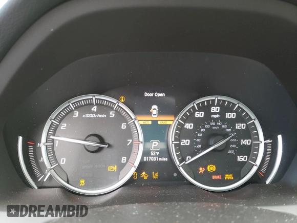2019 Acura TLX w/Technology Pkg with VIN 19UUB1F57KA009863, listed as a Copart auction lot 68909322 with 17,031 mi miles. Bid and sale history available at carsss.com. Image 9.