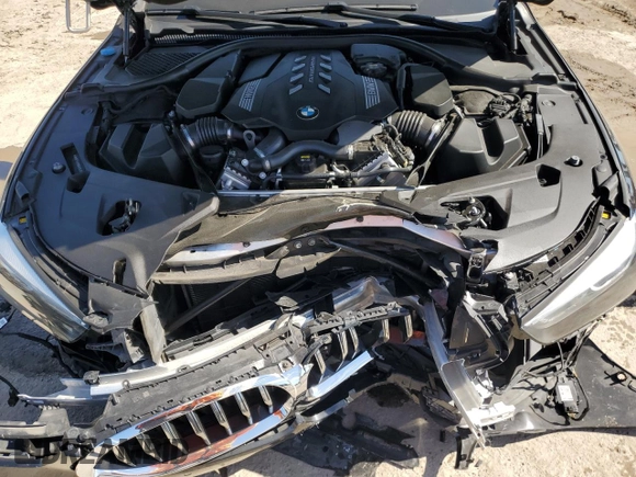 2019 BMW 8 Series M850i xDrive with VIN WBAFY4C50KBX29301, listed as a Copart auction lot 60630823 with 0 mi miles. Bid and sale history available at carsss.com. Image 12.