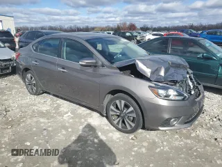 2017 Nissan Sentra SL with VIN 3N1AB7AP8HY237200, listed as a Copart auction lot 80703754 with 45,298 mi miles and Salvage title. Bid and sale history available at DreamBid. Image 4.
