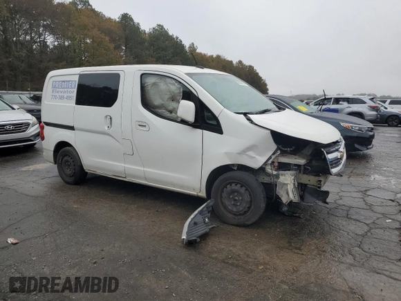 2015 Chevrolet City Express Cargo Van LT with VIN 3N63M0ZN3FK728748, listed as a Copart auction lot 82391574 with Not Provided miles and Salvage Title. Bid and sale history available at carsss.com. Image 4.