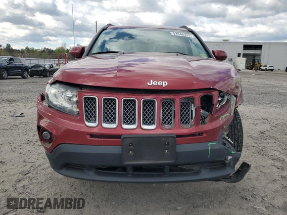 2017 Jeep Compass High Altitude with VIN 1C4NJDEBXHD128299, listed as a Copart auction lot 52846095 with 64,395 mi miles and Salvage Title. Bid and sale history available at DreamBid. Image 5.