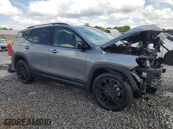 2019 GMC Terrain SLE z VIN 3GKALTEV7KL177723, wystawiony jako Copart lot #55613435 z przebiegiem 92 990 mil mil oraz Szkoda całkowita • Salvage title. Historia ofert i sprzedaży dostępna na DreamBid. Obrazek 4.