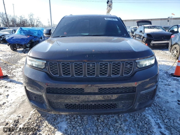 2023 Jeep Grand Cherokee L Summit with VIN 1C4RJKEG3P8100854, listed as a Copart auction lot 89175215 with 31,850 mi miles and Salvage Title. Bid and sale history available at carsss.com. Image 5.