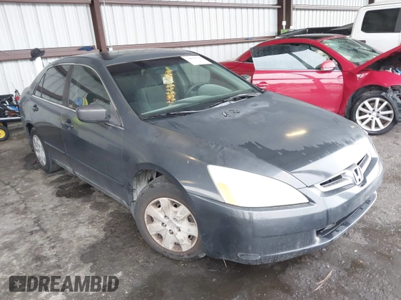 2003 Honda Accord LX z VIN 1HGCM56383A001350, wystawiony jako IAAI lot #39839794 z przebiegiem 176 516 mil mil oraz . Historia ofert i sprzedaży dostępna na DreamBid. Obrazek 1.