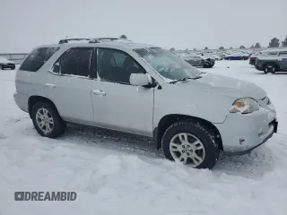 2004 Acura MDX Touring Pkg with VIN 2HNYD18624H518855, listed as a Copart auction lot 44821605 with 227,180 mi miles and Salvage Title. Bid and sale history available at carsss.com. Image 4.