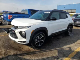 2023 Chevrolet TrailBlazer RS with VIN KL79MUSL2PB014018, listed as a Copart auction lot 80907334 with 29,312 mi miles and Salvage Title. Bid and sale history available at carsss.com. Image 1.