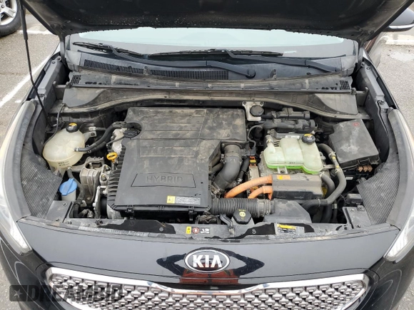 2017 Kia Niro Touring Launch Edition with VIN KNDCC3LC1H5050335, listed as a Copart auction lot 43888174 with 204,011 mi miles and Clean Title. Bid and sale history available at carsss.com. Image 11.