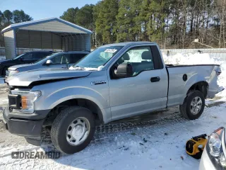 2020 Ford F-150 XL with VIN 1FTMF1CB8LKF47836, listed as a Copart auction lot 86547094 with 155,543 mi miles and Salvage Title. Bid and sale history available at carsss.com. Image 1.
