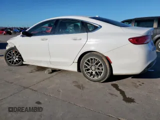 2015 Chrysler 200 C with VIN 1C3CCCCB6FN575089, listed as a Copart auction lot 47420555 with 135,448 mi miles and Salvage Title. Bid and sale history available at carsss.com. Image 2.