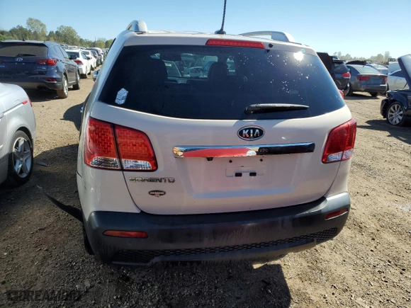 2011 Kia Sorento LX with VIN 5XYKT4A17BG116355, listed as a Copart auction lot 73538344 with 140,989 mi miles and Salvage Title. Bid and sale history available at carsss.com. Image 6.