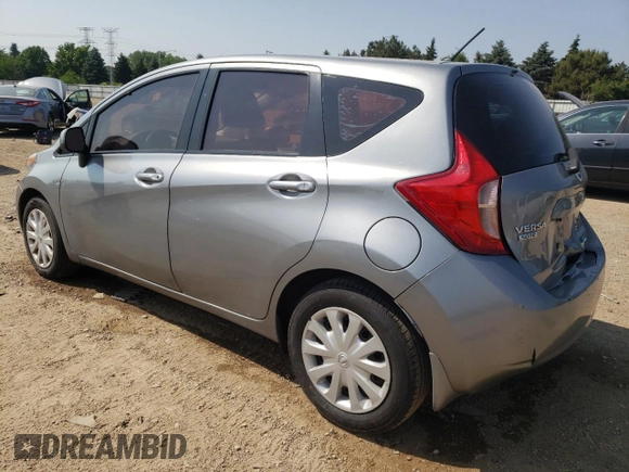 2014 Nissan Note S with VIN 3N1CE2CP7EL359104, listed as a Copart auction lot 60210585 with 65,508 mi miles and Salvage title. Bid and sale history available at DreamBid. Image 2.