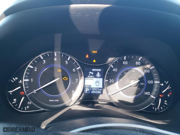 2016 Infiniti QX80 with VIN JN8AZ2NE6G9120924, listed as a Copart auction lot 46857395 with 110,531 mi miles and Salvage Title. Bid and sale history available at carsss.com. Image 9.