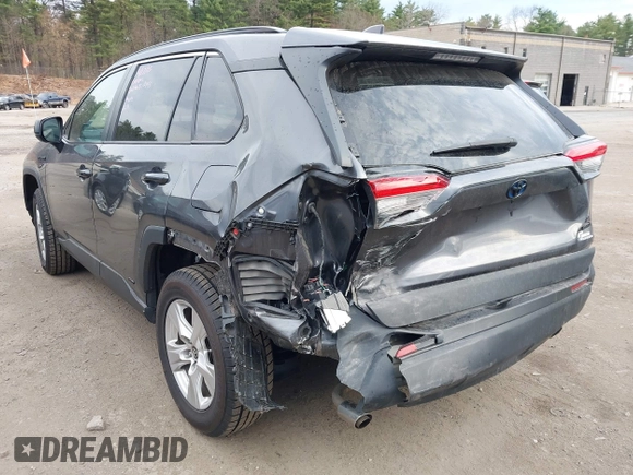 2021 Toyota RAV4 Hybrid LE with VIN 4T3LWRFV3MU041338, listed as a IAAI auction lot 42106979 with 48,765 mi miles. Bid and sale history available at carsss.com. Image 6.