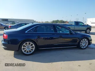 2013 Audi A8 L 4.0L with VIN WAUR2AFD3DN012893, listed as a IAAI auction lot 41209419 with 116,990 mi miles. Bid and sale history available at carsss.com. Image 13.