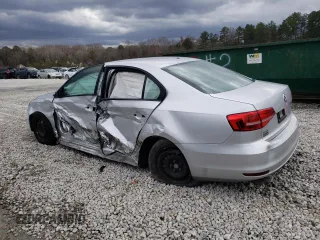 2015 Volkswagen Jetta Sedan 2.0L S with VIN 3VW2K7AJ9FM297243, listed as a Copart auction lot 47794315 with 196,694 mi miles and Salvage Title. Bid and sale history available at carsss.com. Image 2.