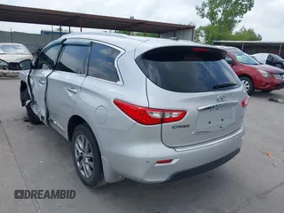 2015 Infiniti QX60 with VIN 5N1AL0MM7FC506839, listed as a IAAI auction lot 42134124 with 103,542 mi miles and . Bid and sale history available at DreamBid. Image 3.
