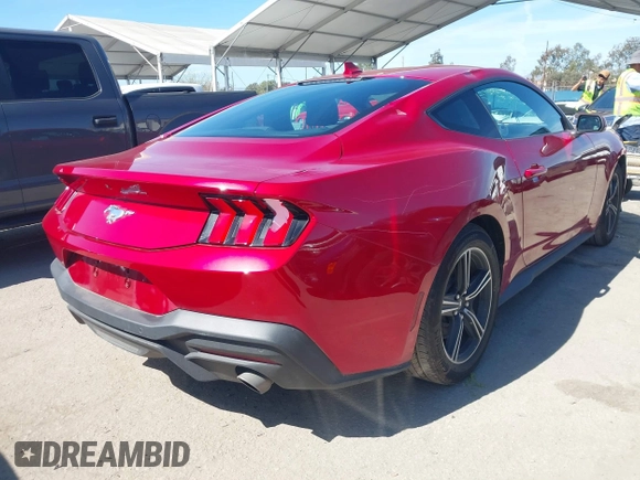 2024 Ford Mustang EcoBoost with VIN 1FA6P8TH9R5145596, listed as a IAAI auction lot 41703151 with 5,912 mi miles. Bid and sale history available at carsss.com. Image 4.