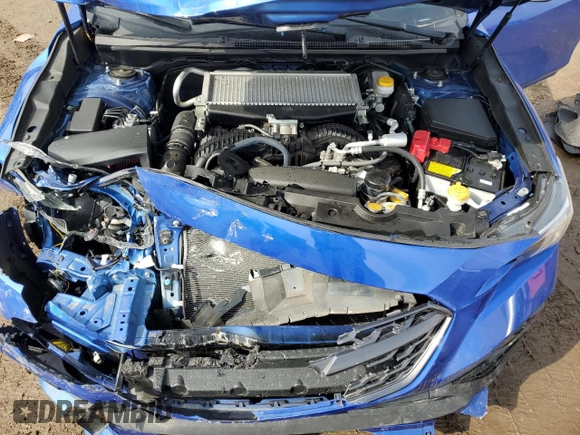 2023 Subaru WRX Premium with VIN JF1VBAF60P9814999, listed as a Copart auction lot 46886105 with 22,414 mi miles and Salvage title. Bid and sale history available at DreamBid. Image 12.