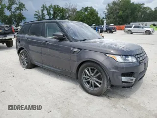 2016 Land Rover Range Rover Sport HSE with VIN SALWR2VF5GA544080, listed as a Copart auction lot 56178325 with 128,176 mi miles and Salvage Title. Bid and sale history available at DreamBid. Image 4.