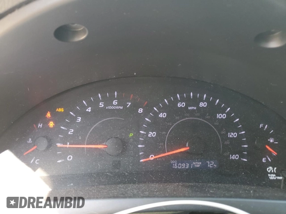 2011 Toyota Camry LE with VIN 4T4BF3EK8BR184376, listed as a Copart auction lot 72515894 with 160,931 mi miles and Clean Title. Bid and sale history available at DreamBid. Image 9.