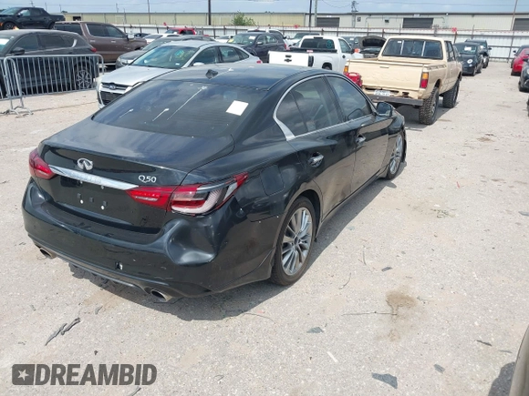 2020 Infiniti Q50 Sport z VIN JN1EV7AP1LM201269, wystawiony jako IAAI lot #42358333 z przebiegiem 69 368 mil mil oraz . Historia ofert i sprzedaży dostępna na DreamBid. Obrazek 4.