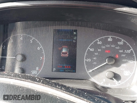 2023 Toyota Corolla Cross LE with VIN 7MUBAABG7PV045648, listed as a IAAI auction lot 41359444 with 60,950 mi miles and . Bid and sale history available at DreamBid. Image 7.