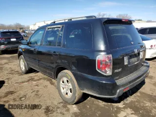 2007 Honda Pilot EX with VIN 2HKYF18437H531057, listed as a Copart auction lot 47228535 with 254,195 mi miles and Salvage Title. Bid and sale history available at DreamBid. Image 2.