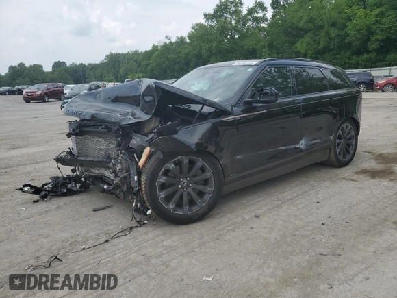 2019 Land Rover Range Rover Velar R-Dynamic SE with VIN SALYL2FV7KA232108, listed as a Copart auction lot 59730115 with 40,932 mi miles and Salvage title. Bid and sale history available at DreamBid. Image 1.