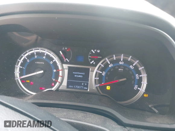 2014 Toyota 4Runner SR5 with VIN JTEZU5JR7E5080554, listed as a IAAI auction lot 42134833 with 170,077 mi miles and . Bid and sale history available at DreamBid. Image 7.