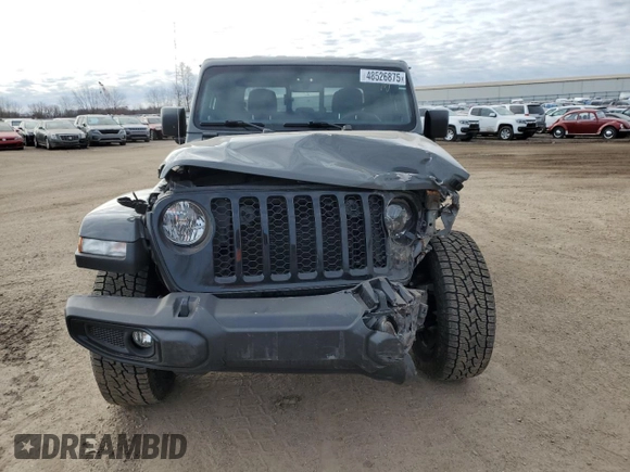 2023 Jeep Gladiator Willys z VIN 1C6HJTAG0PL507803, wystawiony jako Copart lot #48526875 z przebiegiem 51 811 mil mil oraz Czysty tytuł • Clean title. Historia ofert i sprzedaży dostępna na DreamBid. Obrazek 5.