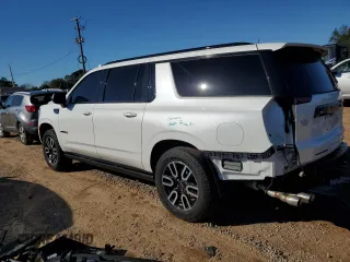 2023 GMC Yukon XL AT4 with VIN 1GKS2HKL2PR244042, listed as a Copart auction lot 80441114 with 27,061 mi miles and Salvage Title. Bid and sale history available at carsss.com. Image 2.