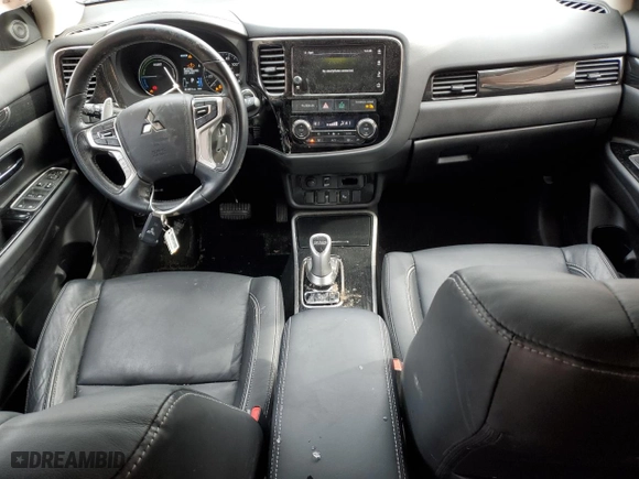 2018 Mitsubishi Outlander PHEV SEL with VIN JA4J24A58JZ031441, listed as a Copart auction lot 45812795 with 61691 miles and Salvage Title. Bid and sale history available at carsss.com. Image 10.