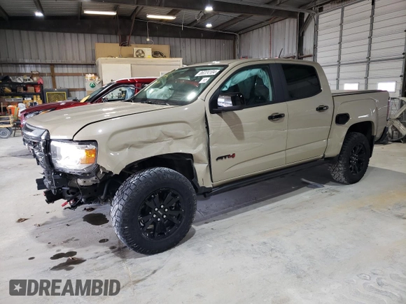 2022 GMC Canyon 4WD AT4 w/Cloth with VIN 1GTG6FEN2N1152450, listed as a Copart auction lot 86224104 with 34,007 mi miles and Salvage Title. Bid and sale history available at carsss.com. Image 1.