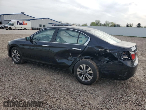 2013 Honda Accord LX z VIN 1HGCR2F37DA229860, wystawiony jako Copart lot #56494985 z przebiegiem 139 409 mil mil oraz Szkoda całkowita • Salvage title. Historia ofert i sprzedaży dostępna na DreamBid. Obrazek 2.