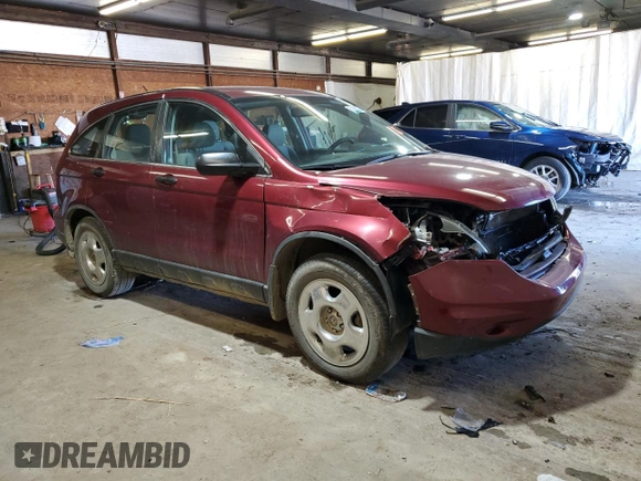 2011 Honda CR-V LX with VIN 5J6RE4H33BL096376, listed as a Copart auction lot 50291335 with 81,848 mi miles and Salvage Title. Bid and sale history available at carsss.com. Image 4.