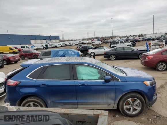 2024 Ford Edge SEL with VIN 2FMPK4J93RBA91897, listed as a Copart auction lot 87376664 with 9,474 mi miles and Salvage Title. Bid and sale history available at carsss.com. Image 3.