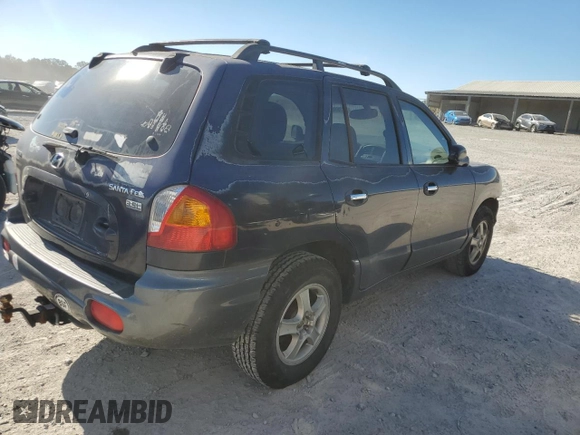 2004 Hyundai Santa Fe GLS with VIN KM8SC13E14U601747, listed as a Copart auction lot 76769864 with 190,446 mi miles and Salvage Title. Bid and sale history available at carsss.com. Image 3.