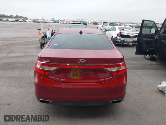 2015 Hyundai Azera with VIN KMHFG4JG1FA488009, listed as a IAAI auction lot 41864544 with 99,358 mi miles and . Bid and sale history available at carsss.com. Image 16.