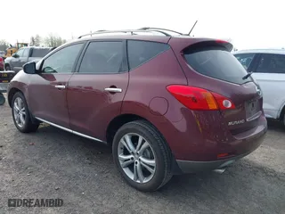 2009 Nissan Murano SL with VIN JN8AZ18W39W144701, listed as a IAAI auction lot 42014230 with 89,063 mi miles. Bid and sale history available at carsss.com. Image 3.