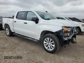 2024 Chevrolet Silverado 1500 Custom with VIN 3GCPDBEK0RG205397, listed as a Copart auction lot 47417315 with 750 mi miles and Salvage Title. Bid and sale history available at DreamBid. Image 4.