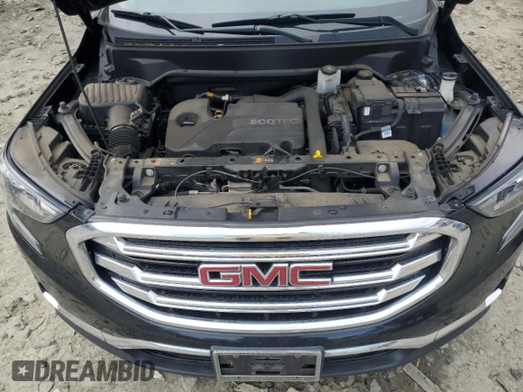 2019 GMC Terrain SLT with VIN 3GKALVEV8KL107546, listed as a Copart auction lot 51058485 with 99,866 mi miles and Salvage Title. Bid and sale history available at carsss.com. Image 12.