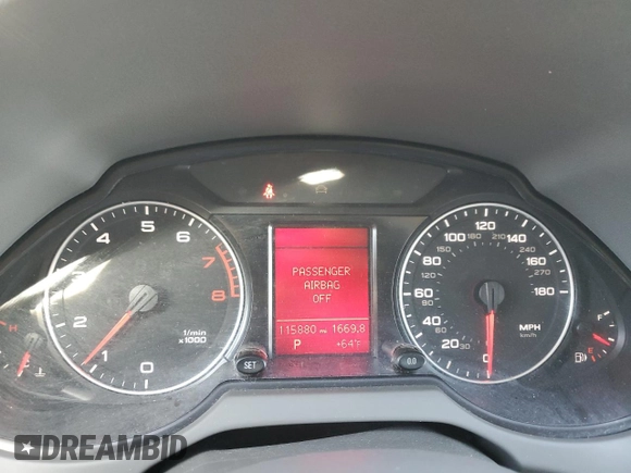 2011 Audi Q5 Premium with VIN WA1CFAFPXBA010158, listed as a Copart auction lot 42733505 with 115,880 mi miles and Salvage title. Bid and sale history available at DreamBid. Image 9.