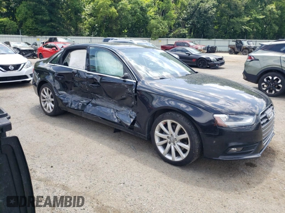 2013 Audi A4 Premium Plus with VIN WAUFFAFL5DN007757, listed as a Copart auction lot 59131035 with 115,414 mi miles and Clean title. Bid and sale history available at DreamBid. Image 4.