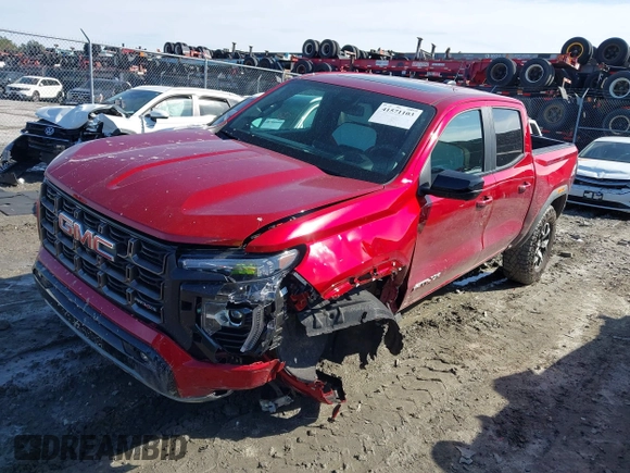2024 GMC Canyon 4WD AT4X with VIN 1GTP6EEK1R1247720, listed as a IAAI auction lot 41571103 with 10,618 mi miles. Bid and sale history available at carsss.com. Image 17.