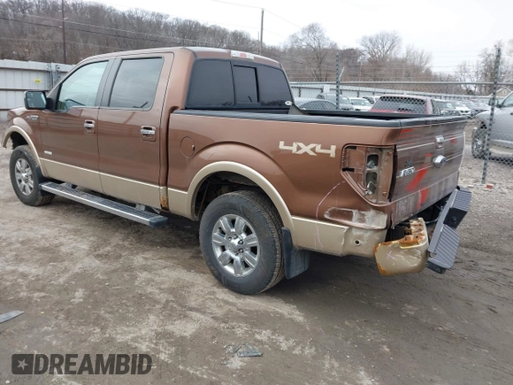 2012 Ford F-150 XL with VIN 1FTFW1ET0CFB70135, listed as a IAAI auction lot 41553865 with 193,381 mi miles. Bid and sale history available at carsss.com. Image 3.