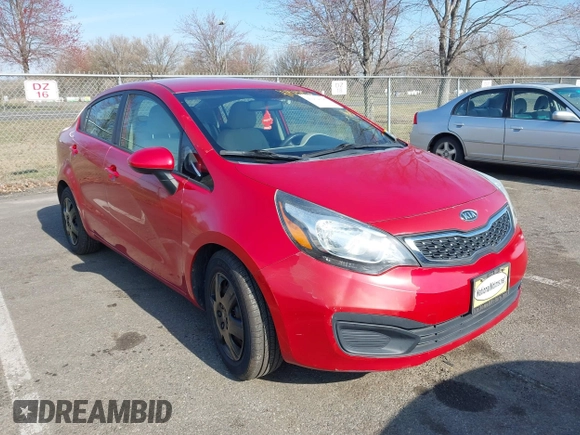 2013 Kia Rio EX with VIN KNADN4A31D6104127, listed as a IAAI auction lot 41914196 with 98,996 mi miles and . Bid and sale history available at DreamBid. Image 1.