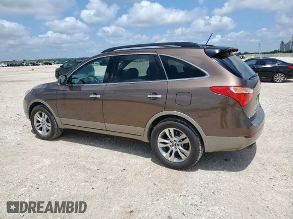 2012 Hyundai Veracruz Limited with VIN KM8NU4CC3CU187363, listed as a Copart auction lot 61385235 with 198,228 mi miles and Clean title. Bid and sale history available at DreamBid. Image 2.