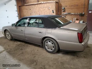 2000 Cadillac DeVille DHS with VIN 1G6KE57Y2YU193102, listed as a Copart auction lot 55532594 with 132,197 mi miles and Salvage Title. Bid and sale history available at carsss.com. Image 2.