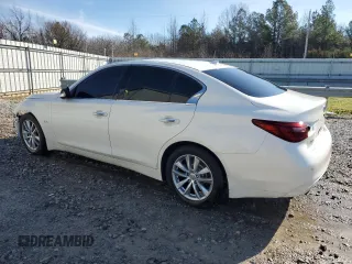 2020 Infiniti Q50 3.0t LUXE with VIN JN1EV7ARXLM251153, listed as a Copart auction lot 44759545 with 54,476 mi miles and Salvage Title. Bid and sale history available at carsss.com. Image 2.